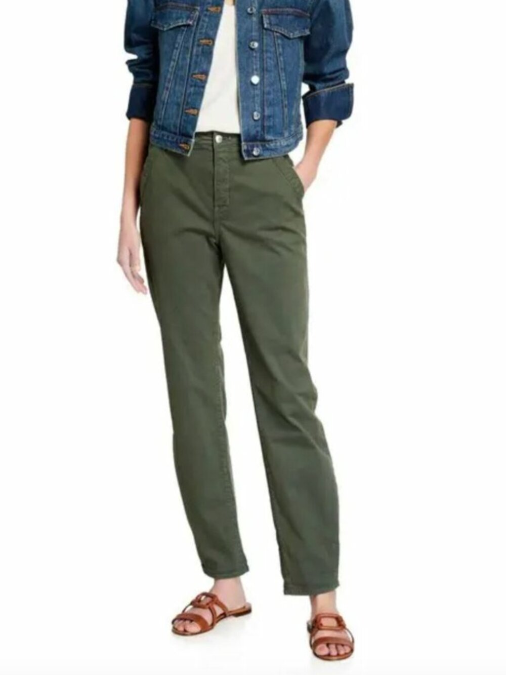 VERONICA BEARD Ayla Chino High Rise Pants